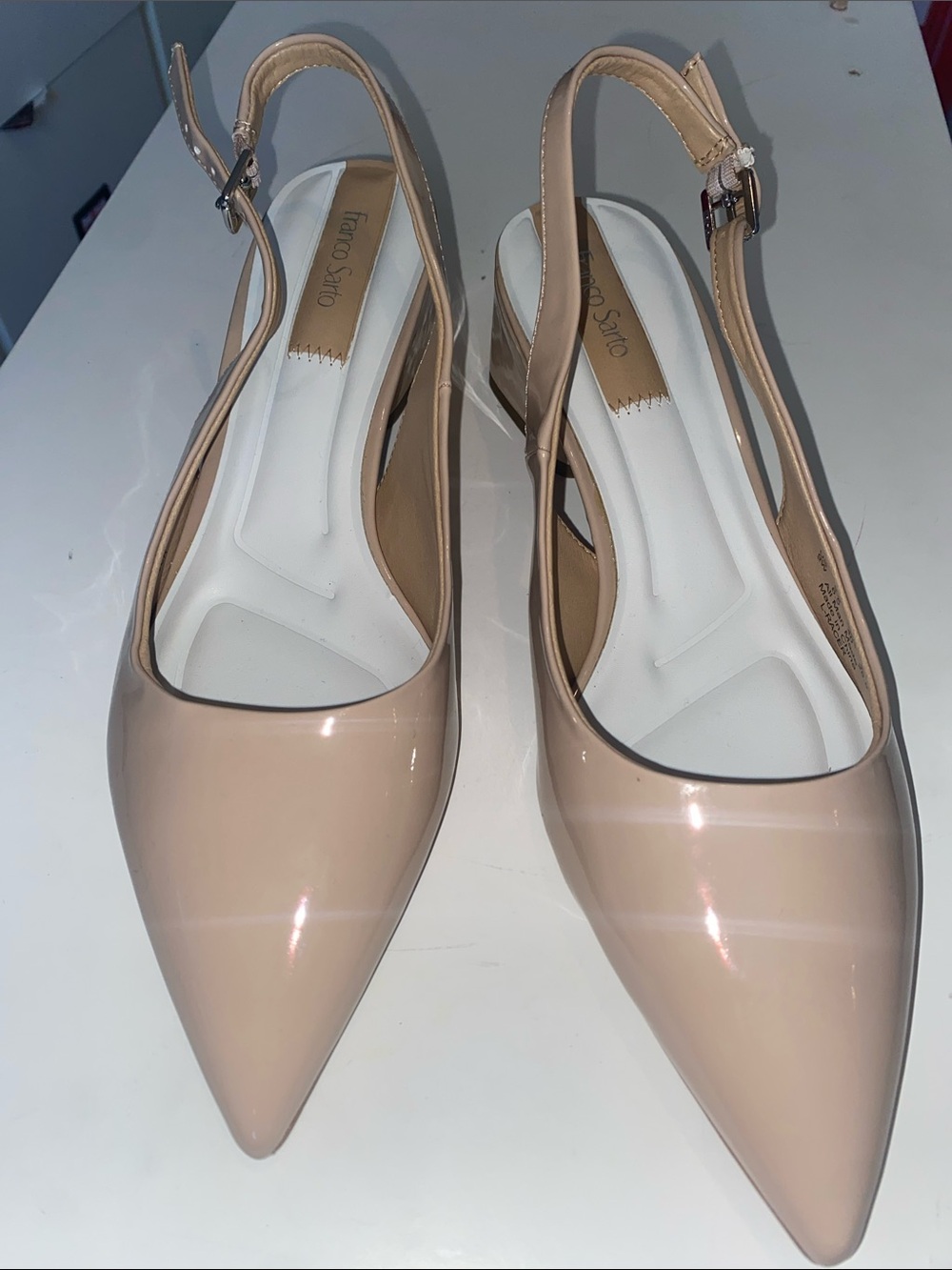 NWOT Franco Sarto Racer Slingbacks Size 9W